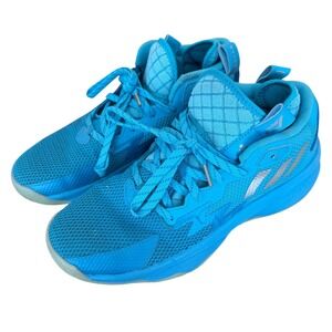 adidas Dame 8 Young Dolla Mens 8.5 Blue Excellent GY6465 Basketball Shoes